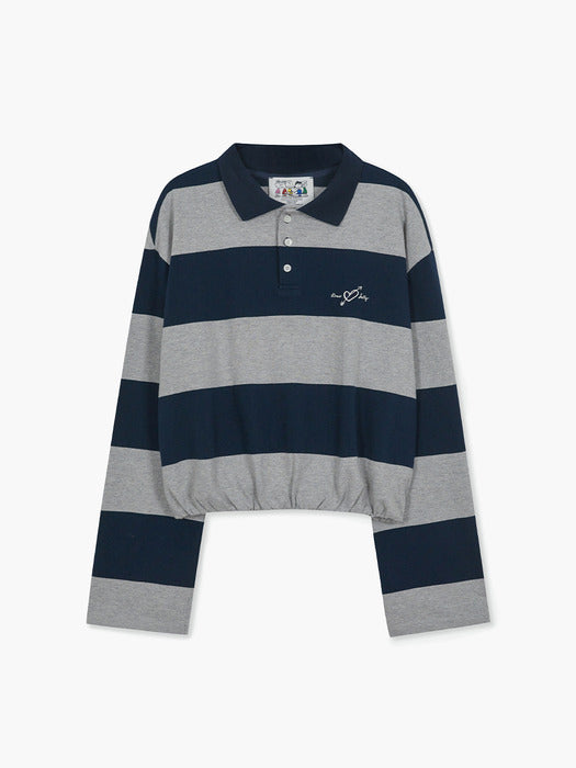 Margesherwood Linus Balloon Polo Shirt navy