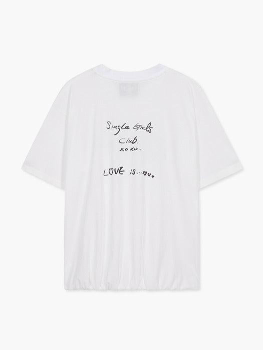 Margesherwood Balloon Babboo T-Shirt white