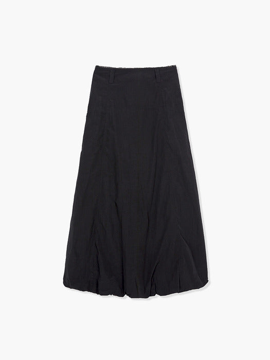 [MARGESHERWOOD] BALLOON LONG SKIRT_black