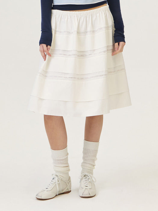 [grove] MORIN SKIRT (WHITE)