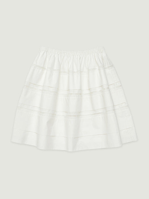 [grove] MORIN SKIRT (WHITE)