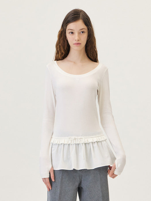 [grove] FORM ONE-PIECE (WHITE)