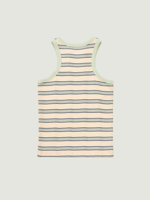 [grove] 26Ps Nancy Stripe Sleeveless (Peach)