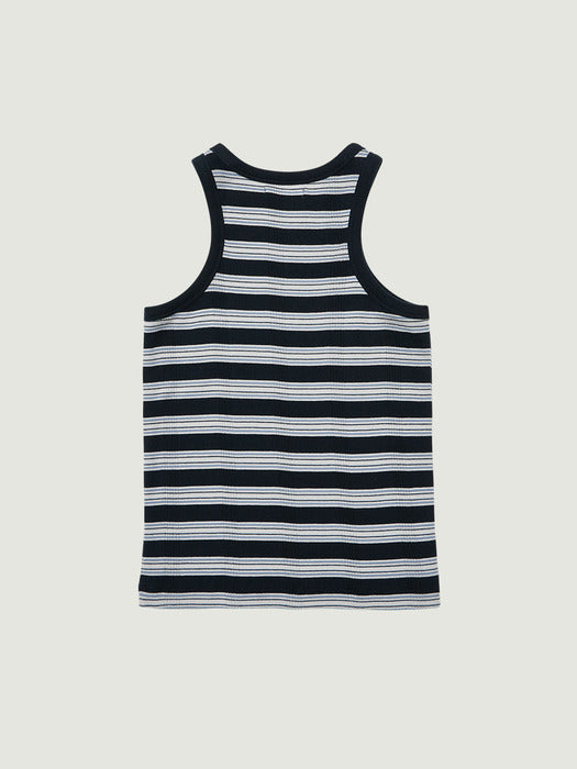 Grove 26Ps Nancy Stripe Sleeveless (Navy)