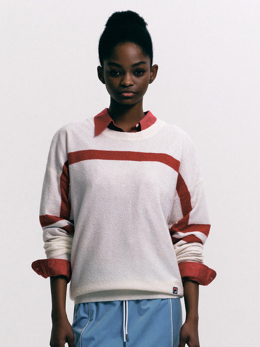 [fila] Heritage Crewneck Sweater_FS261ST99X001_150