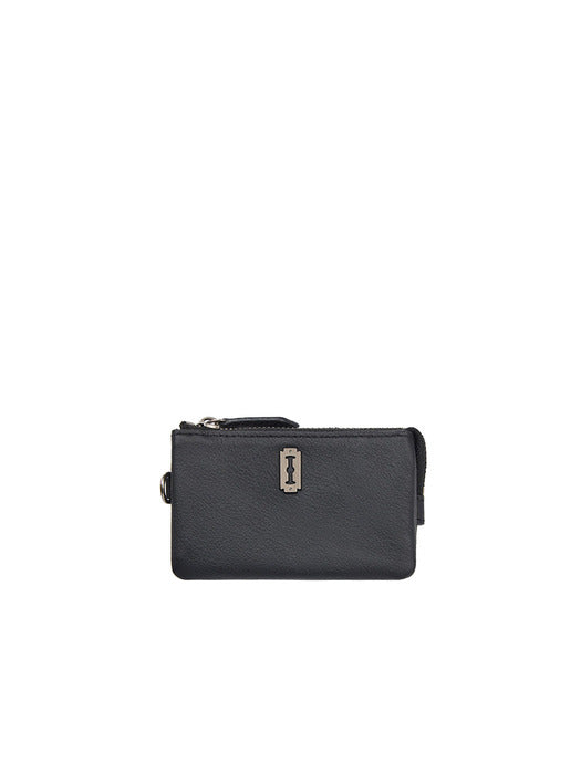 Vunque Halfmoon Pocket Accordion Card Wallet Black