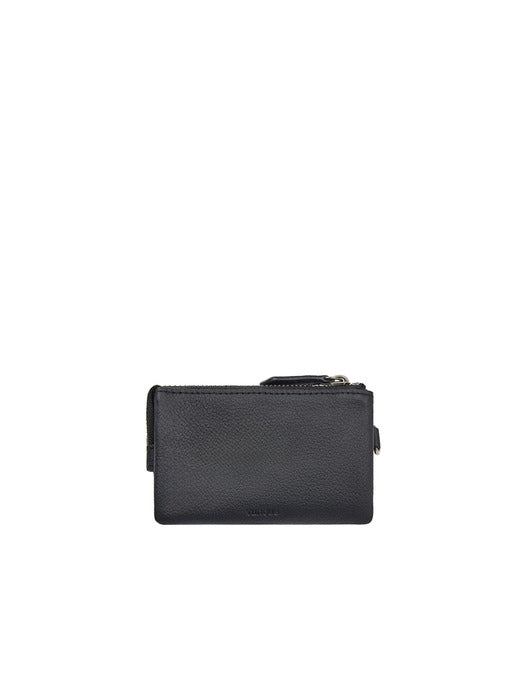 Vunque Halfmoon Pocket Accordion Card Wallet Black