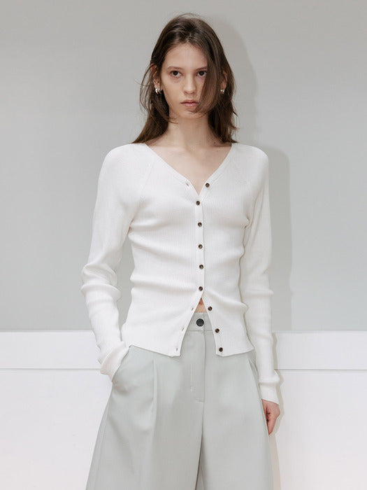 Loeuvre V-neck Hourglass Cardigan