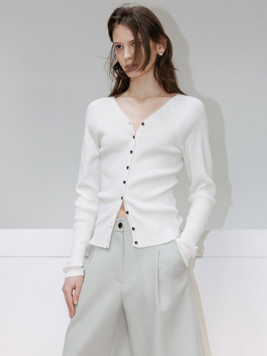 Loeuvre V-neck Hourglass Cardigan