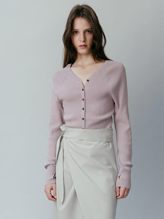 Loeuvre V-neck Hourglass Cardigan