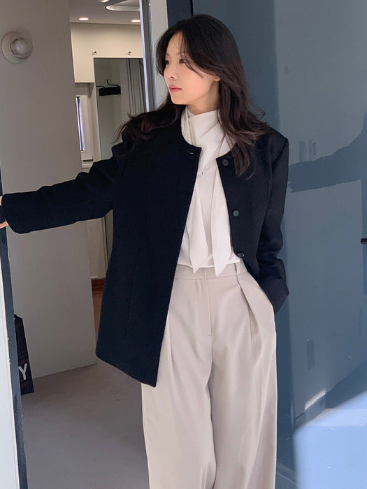 [loeuvre] Minimal Boucle Texture Jacket SW6SJ624-10