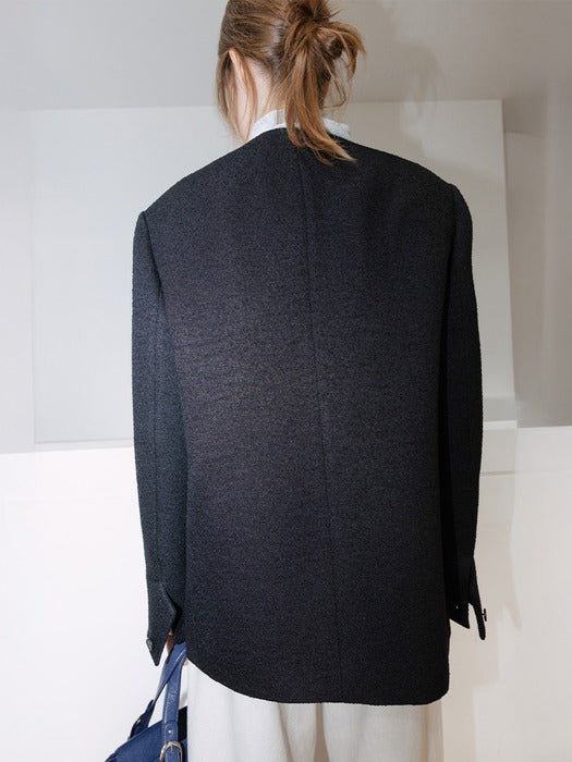 [loeuvre] Minimal Boucle Texture Jacket SW6SJ624-10