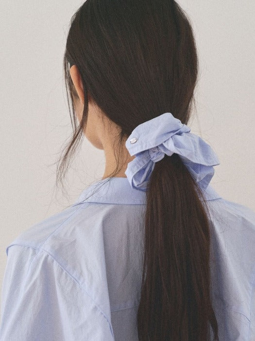 Mango Maniplease Pepe Scrunchie Pure Blue