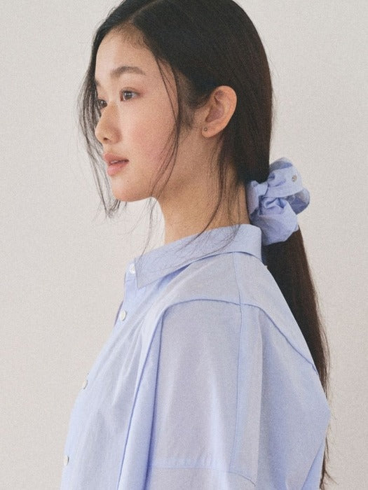 Mango Maniplease Pepe Scrunchie Pure Blue