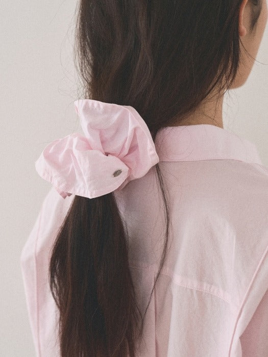 Mango Maniplease Pepe Scrunchie Light Pink