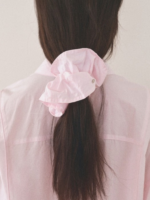 Mango Maniplease Pepe Scrunchie Light Pink