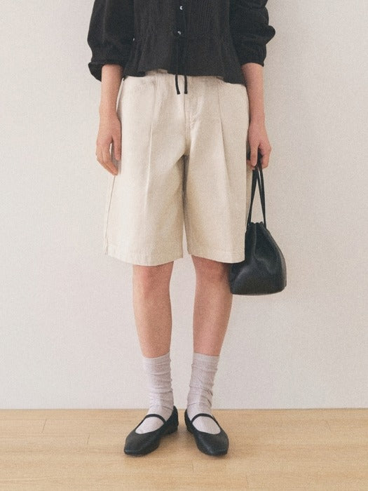 Mango Maniplease Jeta Shorts Natural Beige