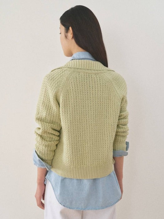 Mango Maniplease Wezzy Cardigan Light Green