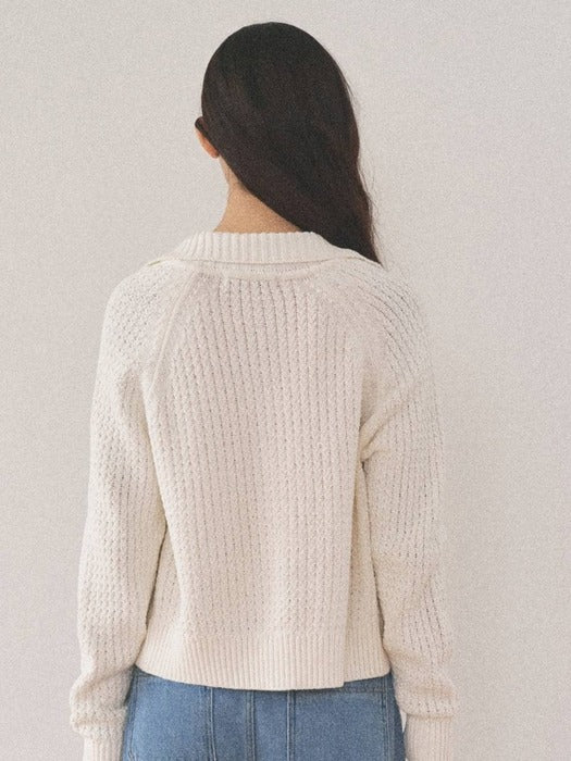 Mango Maniplease Wezzy Cardigan Cream