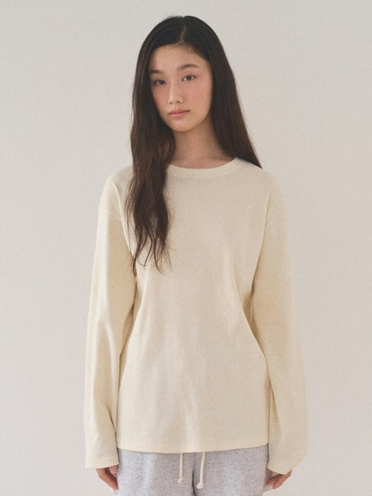 Mango Maniplease Croffle Over Fit Tee Creamy Lemon