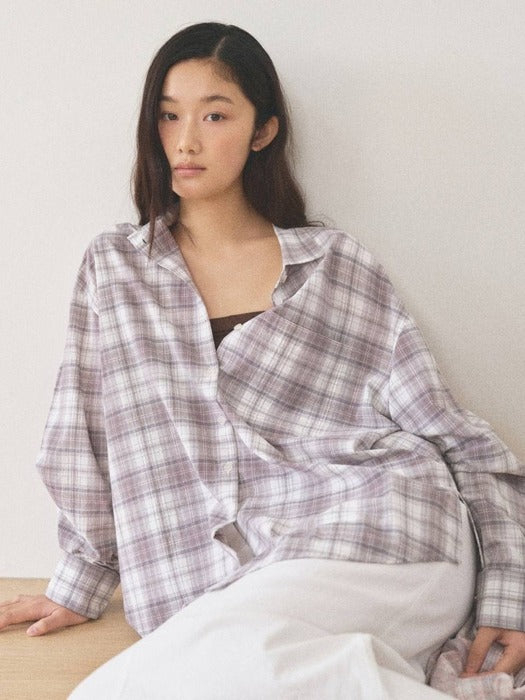 [Mango Maniplease] Neer Check SHIRT_GREY