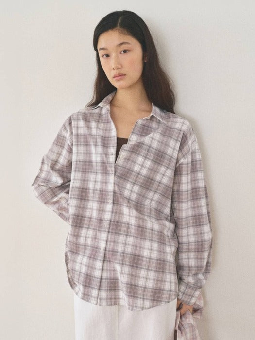 [Mango Maniplease] Neer Check SHIRT_GREY
