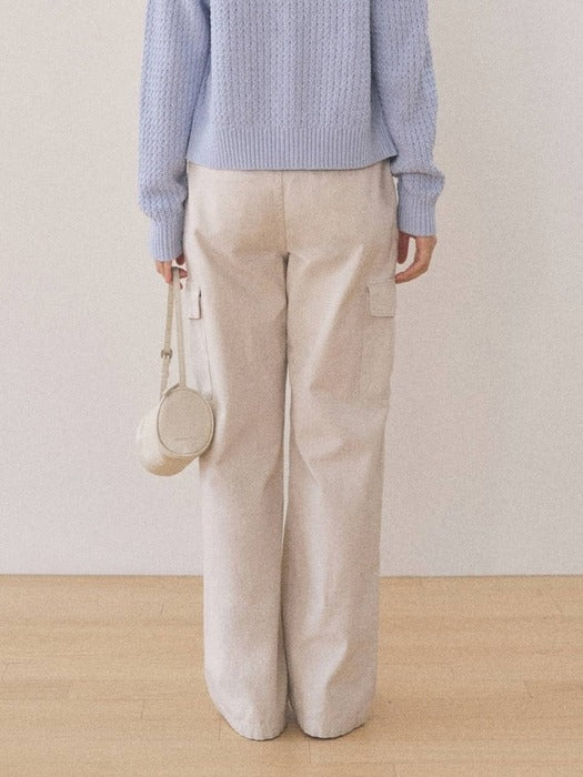 Mango Maniplease Tetta Washed Pants Mist