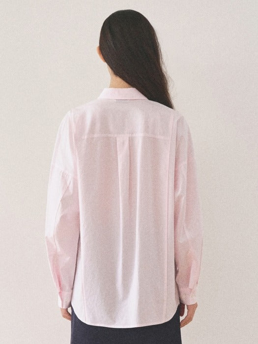 Mango Maniplease Pepe Wrap Shirt Light Pink