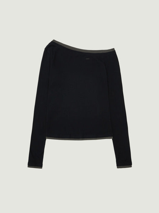 [grove] 26PS MELI OFF-SHOULDER (BLACK)