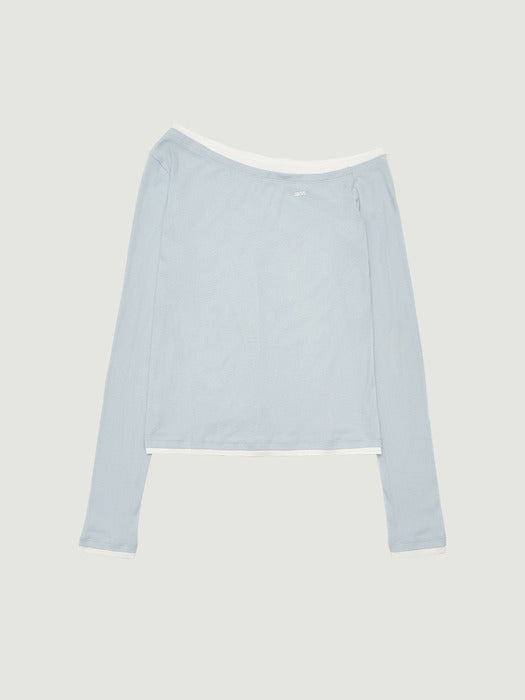[grove] 26Ps Meli Off-Shoulder (Light Blue)