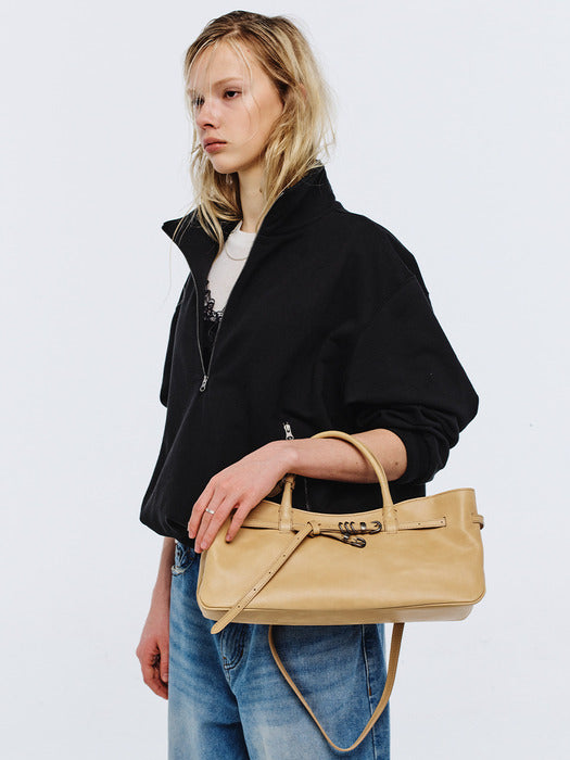 Margesherwood Grandma Used Bag french beige pull-up