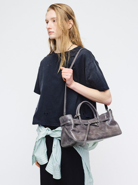 Margesherwood Grandma Used Bag mauve pull-up