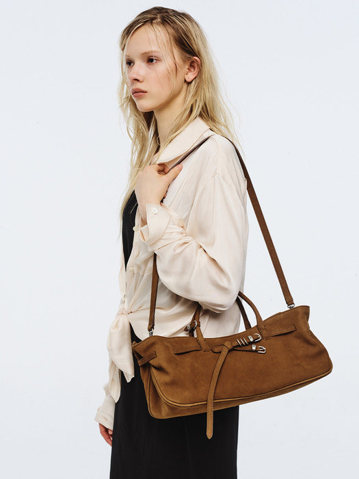 Margesherwood Grandma Used Bag chestnut nubuck