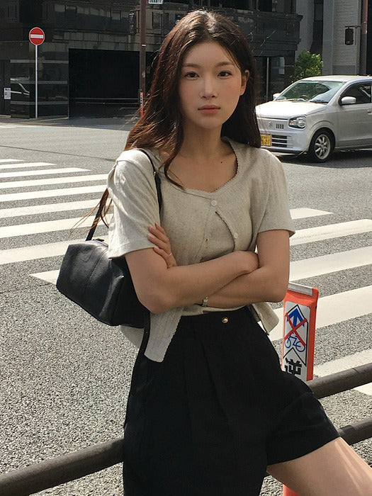 Tillidie The classic box bag Black
