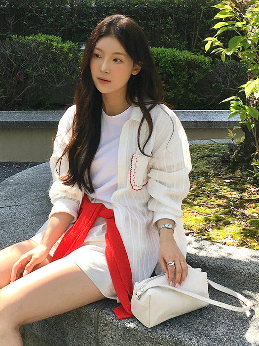 [tillidie] The classic box bag_Ivory