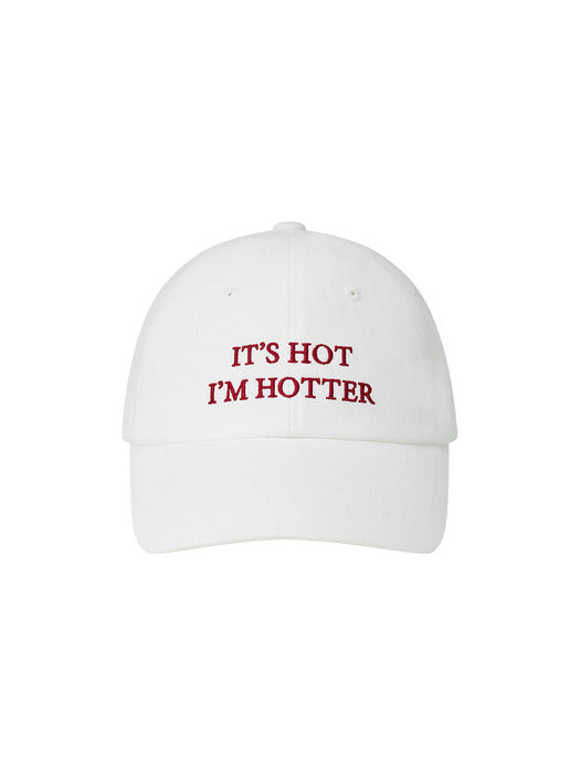 Emis Quote Ball Cap-White