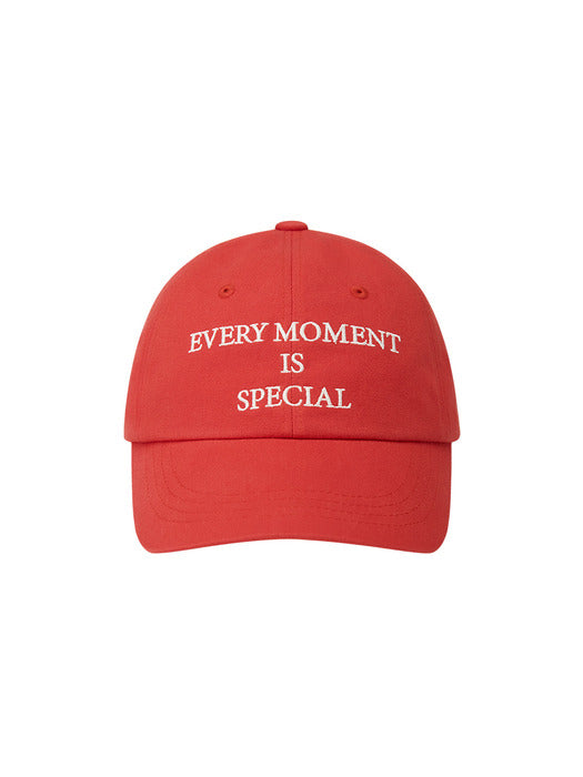 [emis] QUOTE BALL CAP-RED