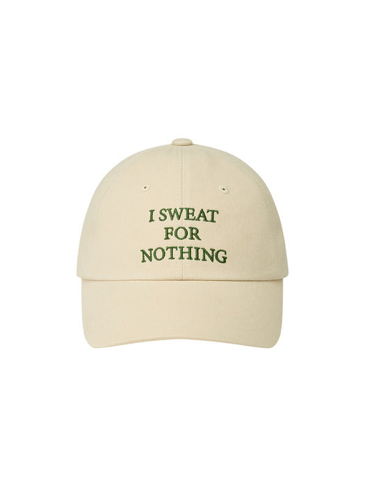 Emis Quote Ball Cap-Beige