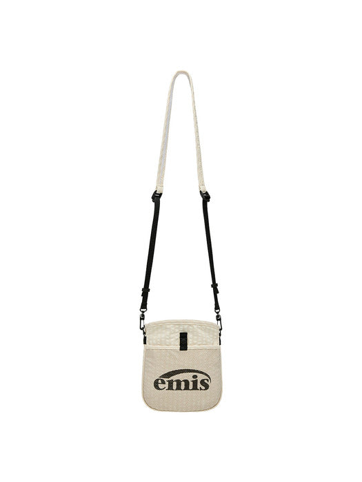 Emis Packable Check Sacoche-Beige