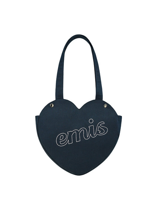 Emis Heart Bag-Navy