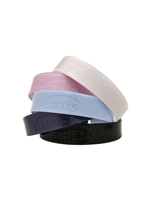 Emis Glitter Wide Logo Hairband