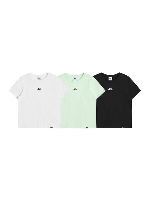 Emis (W) 3Pack T-Shirt Set C (Wh/Mn/Bl)