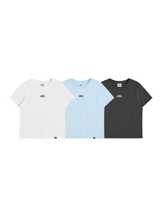 Emis (W) 3Pack T-Shirt Set B (Wh/Pb/Ch)