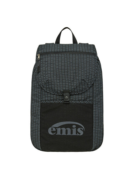 [emis] PACKABLE CHECK BACKPACK-BLACK