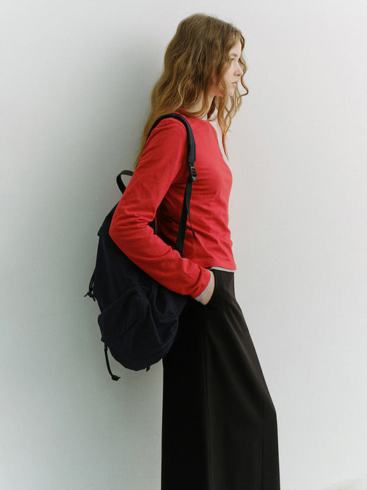 Dunst Essential Crew-Neck T-Shirt Red