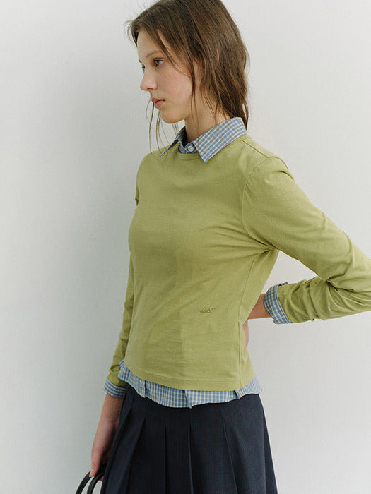 Dunst Essential Crew-Neck T-Shirt Olive