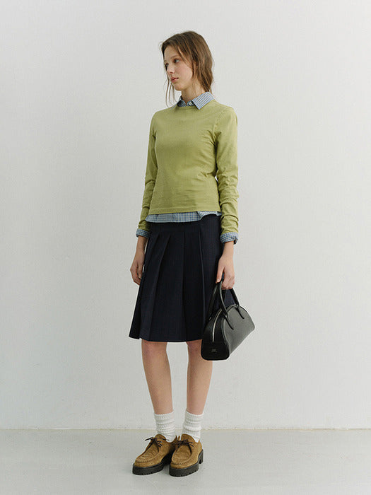 Dunst Essential Crew-Neck T-Shirt Olive