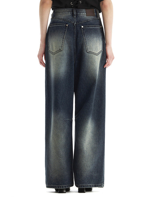 Wconcept_Treemingbird Dart Tapered Denim Pants [ Blue ]