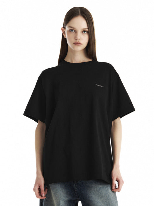 Wconcept_Treemingbird Back Lace-Up Corset T-Shirt [ Black ]