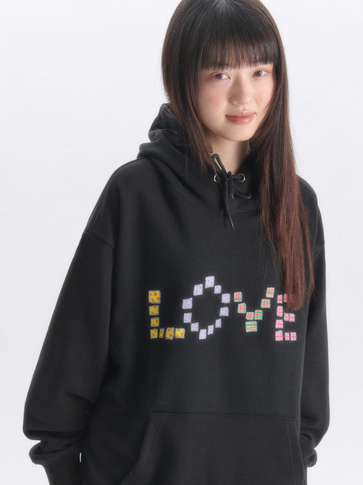 Ambler Crayon Love Hoodie (Black)